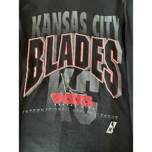 KANSAS CITY Hockey  VTG Long Sleeve Pullover Shirt